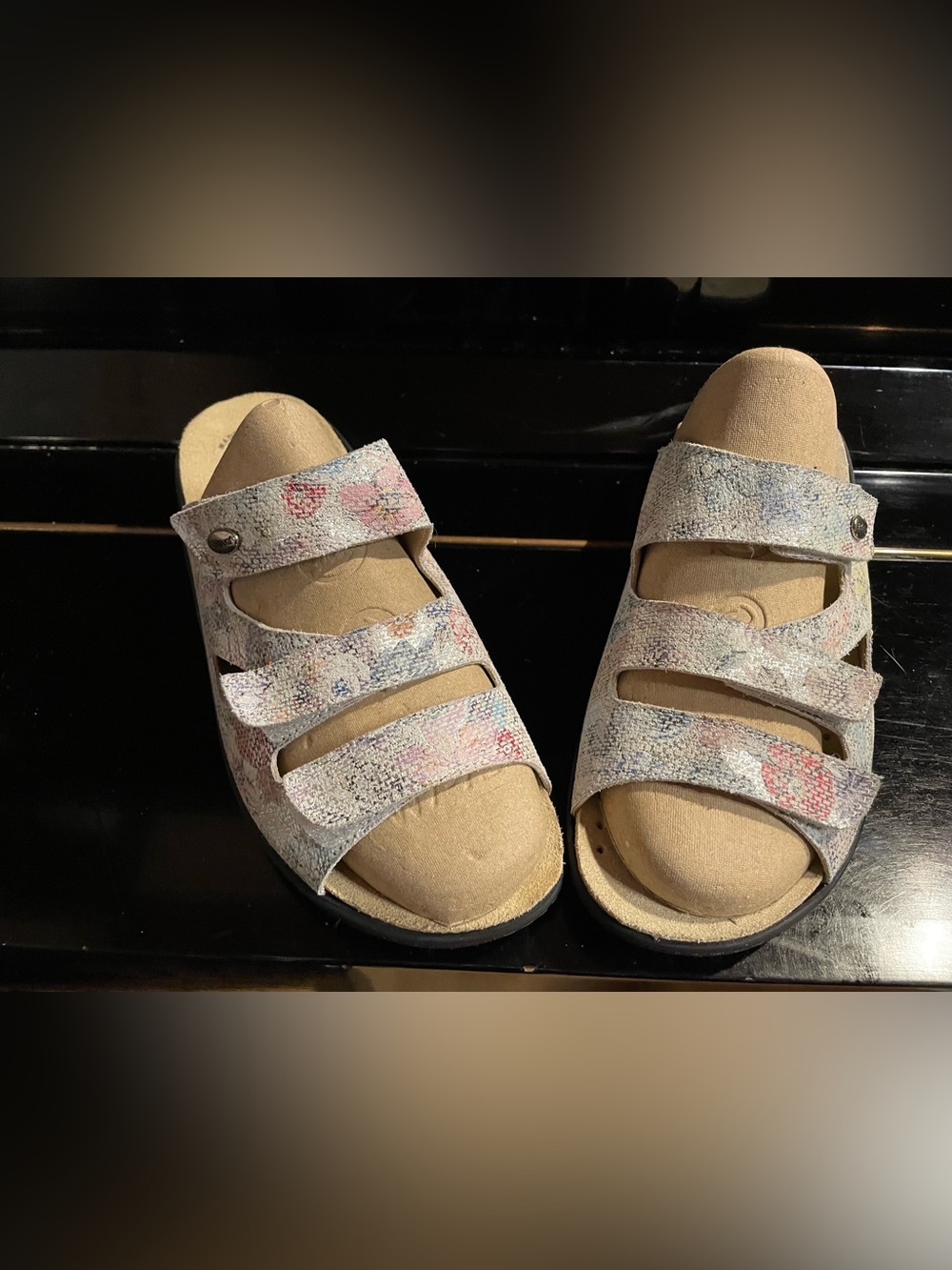 Grunland NEW Leather Comfort Sandal with Lightweight Wedge Made in Italy